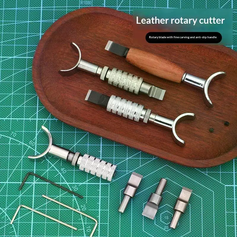 Craft Knife Set - Leather Carving Knife Rotary Non Slip