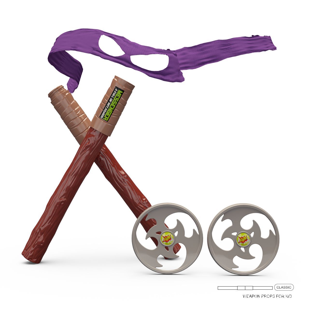 Teenage Ninja Turtles Eye Mask - Cosplay Prop Knife incelemesi ve fiyatı