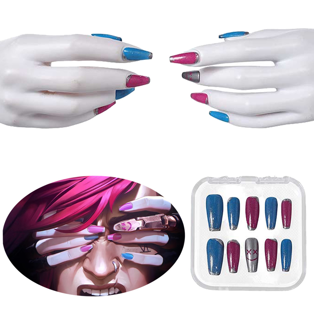 Jinx Nail Beauty Cosplay  Mani - Cosplay Prop Blueprints incelemesi ve fiyatı