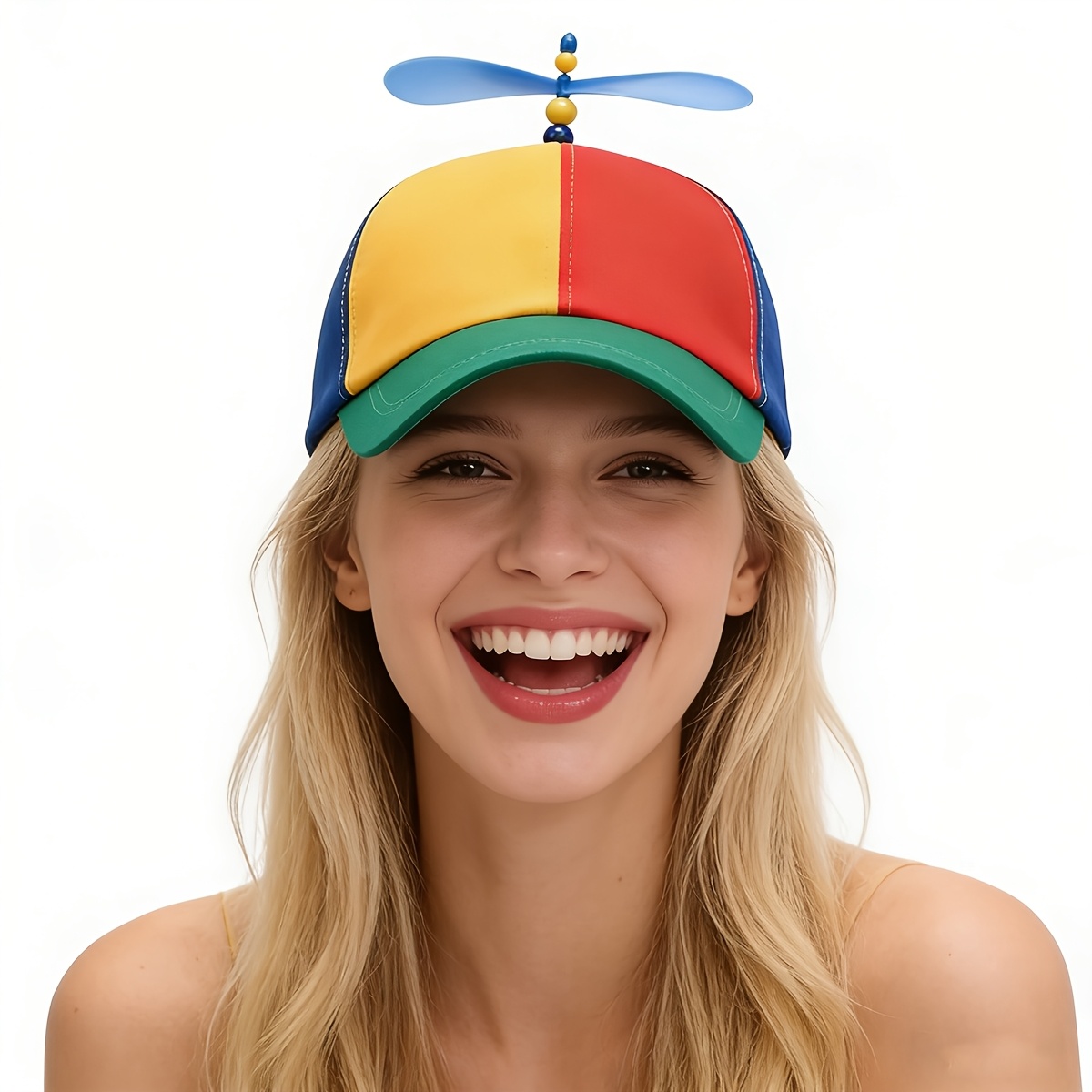 Funny Multicolor Propeller Hat - Flamethrower Cosplay Prop incelemesi ve fiyatı
