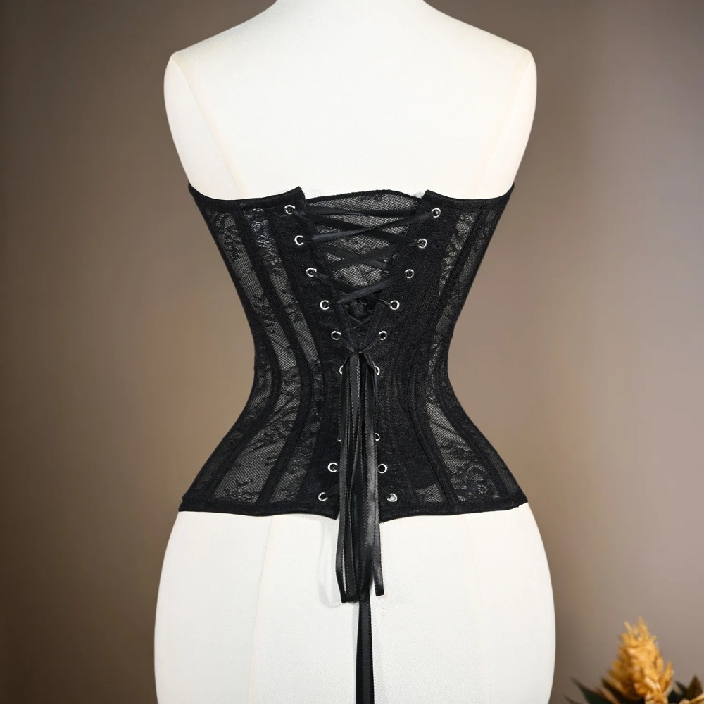 Women Mesh Corset Busiter Over - Boning Corset Steel incelemesi ve fiyatı