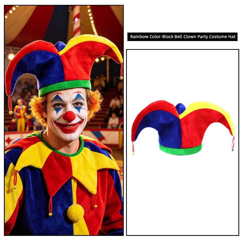 Cap Prop Multicolor Clown Hat  - Cosplay Prop Designer incelemesi ve fiyatı