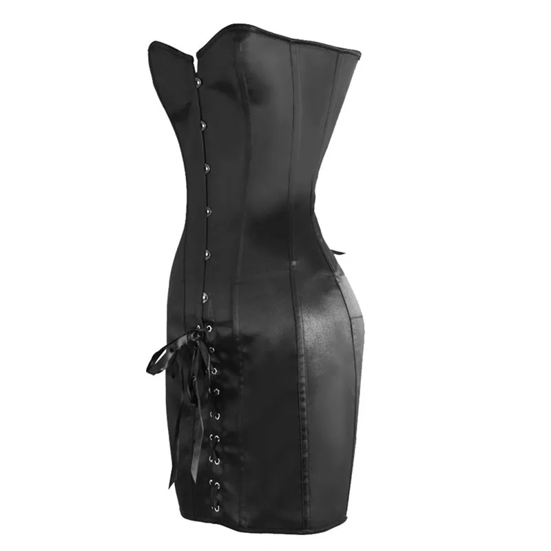 Punk Women Sexy Corset Dress W - Boning Corset Steel incelemesi ve fiyatı