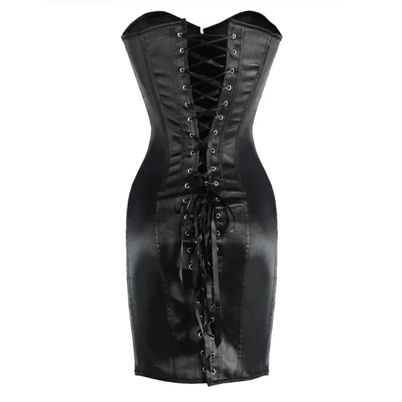 Punk Women Sexy Corset Dress W - Boning Corset Steel incelemesi ve fiyatı