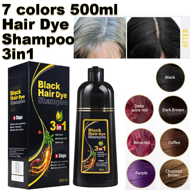 Black Hair Dye Shampoo 3 In 1  - Hair Spray Color incelemesi ve fiyatı
