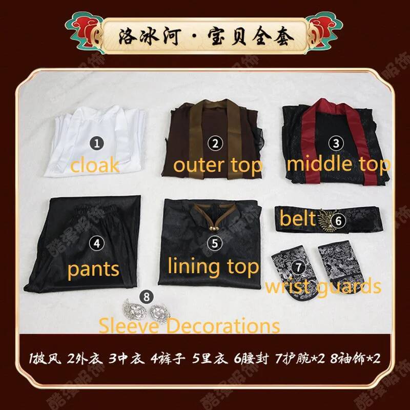 Anime Luo BingHe Cosplay Costu - Cosplay Prop Making incelemesi ve fiyatı