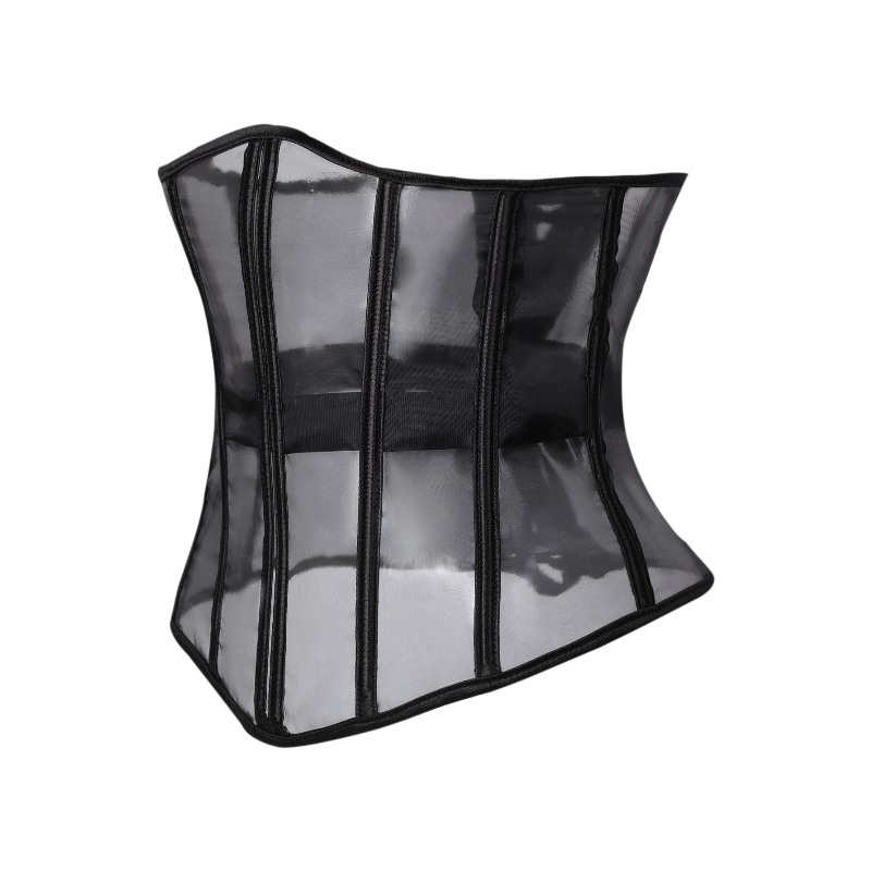 Women Transparent Mesh Underbu - Boning Corset Steel incelemesi ve fiyatı