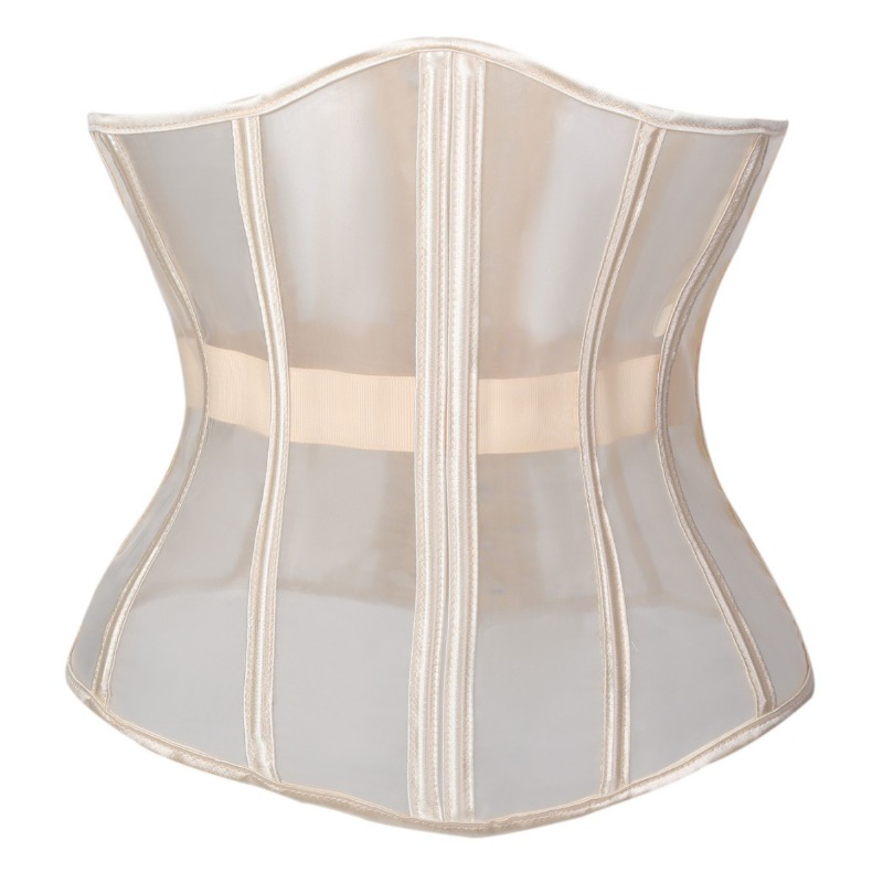 Women Transparent Mesh Underbu - Boning Corset Steel incelemesi ve fiyatı