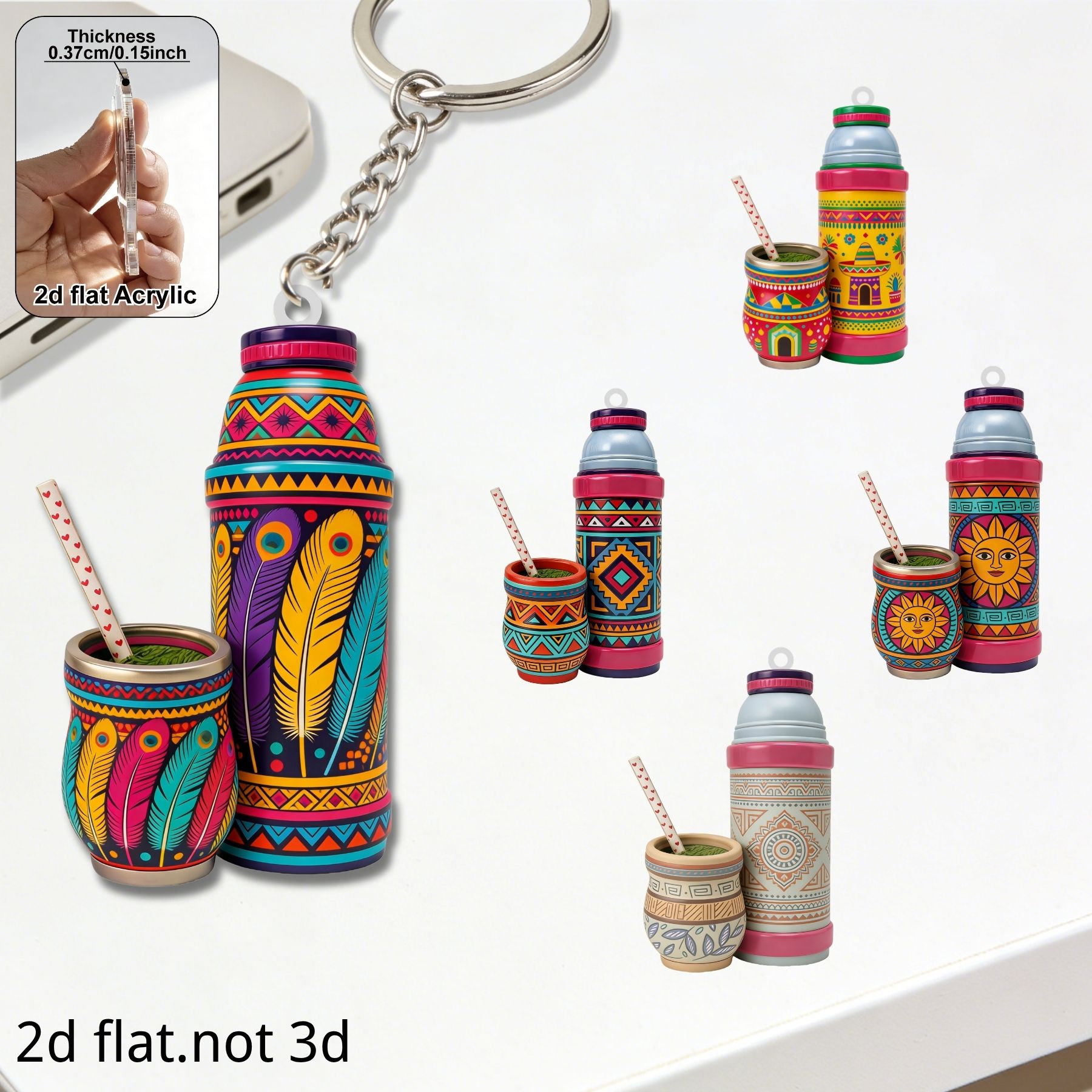 Thermos Cup Keychain,2D Flat A - Worbla Thermoplastic incelemesi ve fiyatı