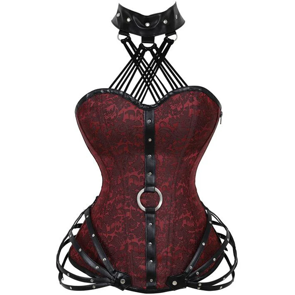 Gothic Steampunk Corset Tops w - Boning Corset Steel incelemesi ve fiyatı