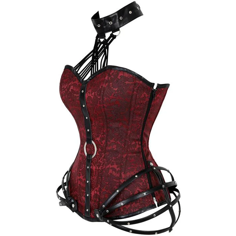 Gothic Steampunk Corset Tops w - Boning Corset Steel incelemesi ve fiyatı
