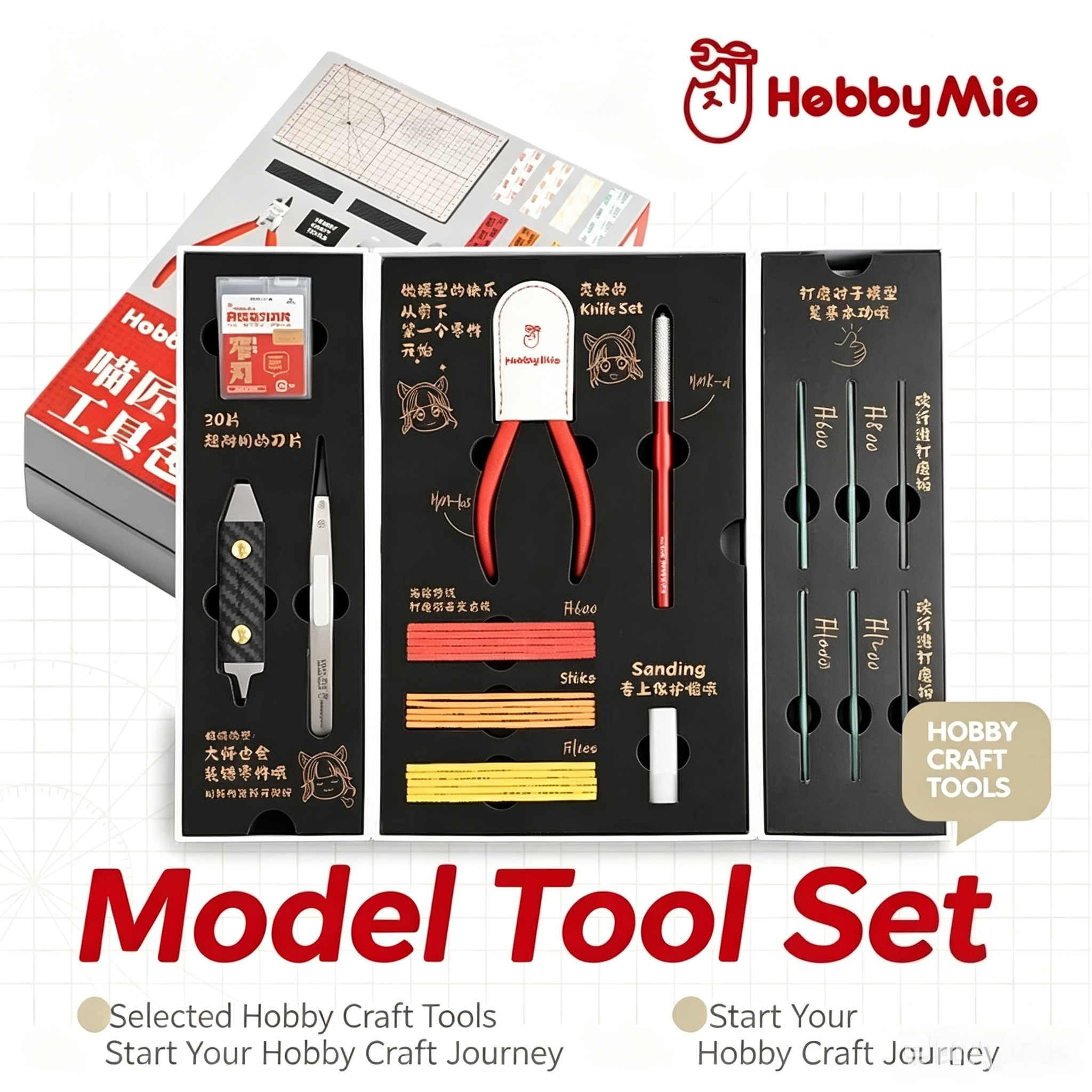 HOBBY MIO assembly model tool  - Craft Knife Set incelemesi ve fiyatı