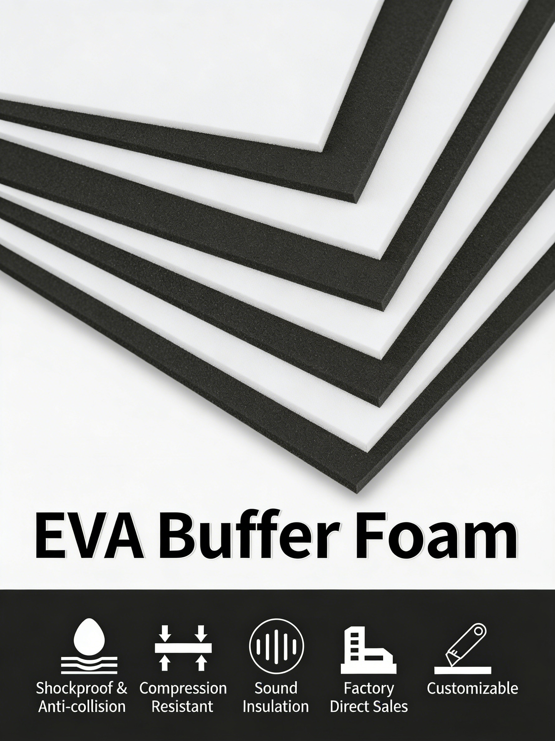 Black Non-adhesive EVA Foam Bo - Cosplay Prop Foam Board incelemesi ve fiyatı