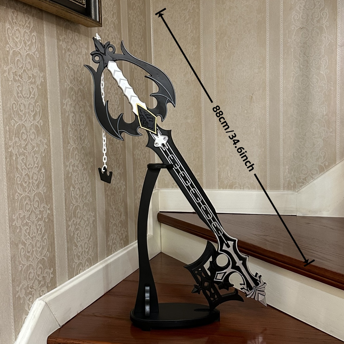 34.6inch 88cm Kingdom Hearts O - Keyblade Cosplay Prop incelemesi ve fiyatı