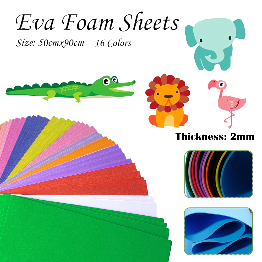 16 Colors Colorful EVA Foam Sh - Cosplay Prop Foam incelemesi ve fiyatı