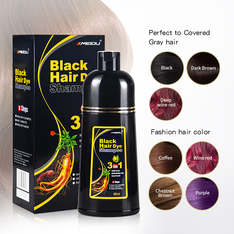 500ml Hair Color Dye Shampoo 3 - Hair Spray Color incelemesi ve fiyatı