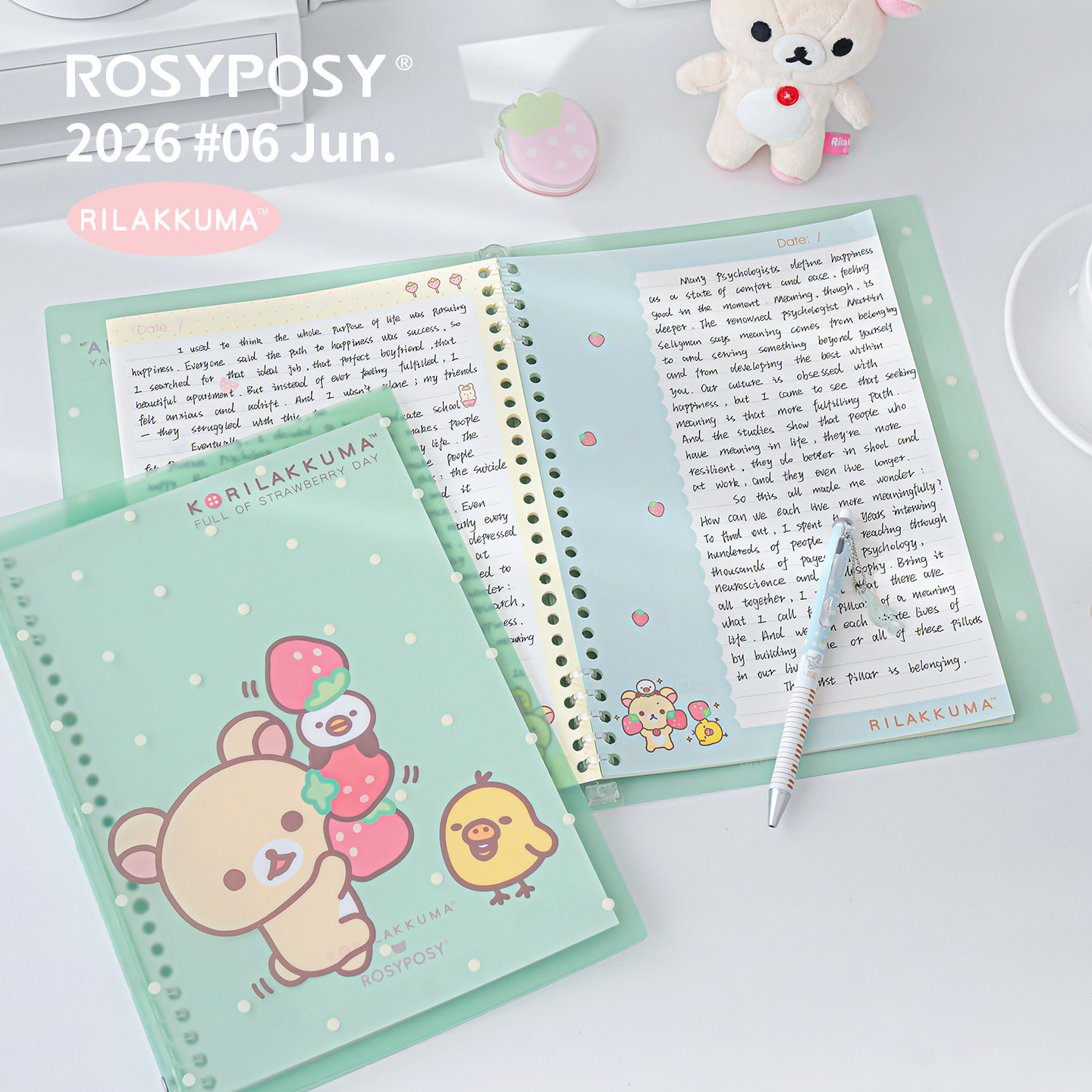 Kawaii Rilakkuma Bear B5 Loose - Cosplay Prop Book incelemesi ve fiyatı
