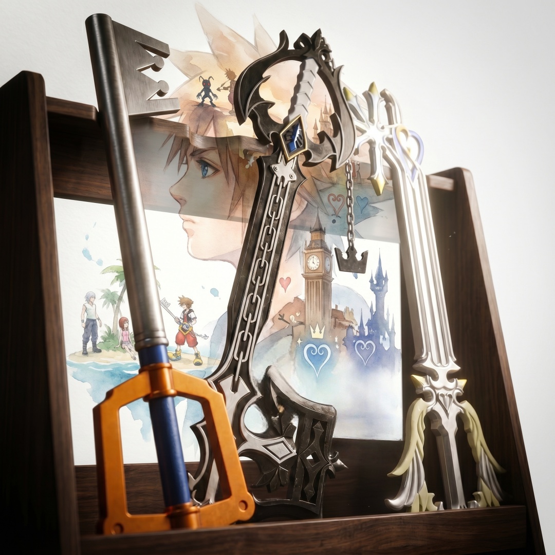 33.8inch Kingdom Hearts Sora K - Keyblade Cosplay Prop incelemesi ve fiyatı
