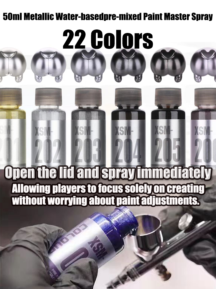 XSM 50ml Metallic Water-basedp - Metallic Spray Paint incelemesi ve fiyatı