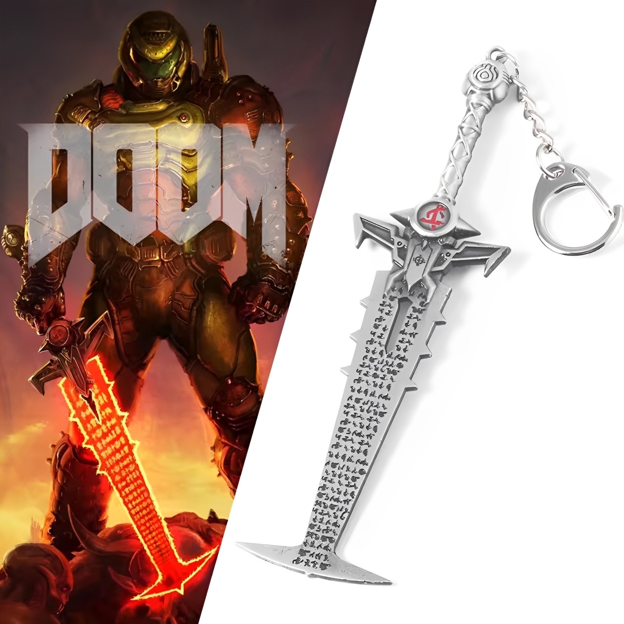 Game Doom Eternal Crucible Bla - Keyblade Cosplay Prop incelemesi ve fiyatı